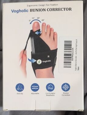 Vogholic Bunion Corrector Brace in Black
